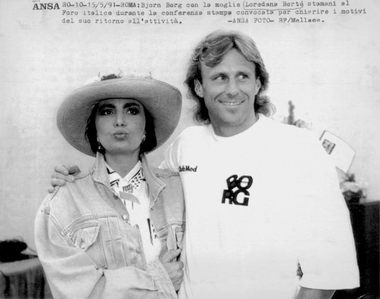 Nel 1989 Borg sposa a Milano, prima con rito civile e poi con rito religioso, Loredana Bertè. Un matrimonio, particolarmente bersagliato dalla stampa scandalistica che culminò con la separazione nel 1992. Ansa